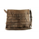 Tracolla Frange Marrone