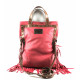 Tracolla Frange con Manico Fucsia