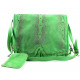 Light Green Tracolla Indianina Microborchie Scamosciato