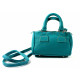 Bauletto en piel Turquesa