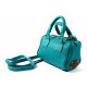 Bauletto in Pelle Turchese